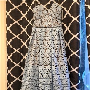 SELF-PORTRAIT Azaelea lace midi dress